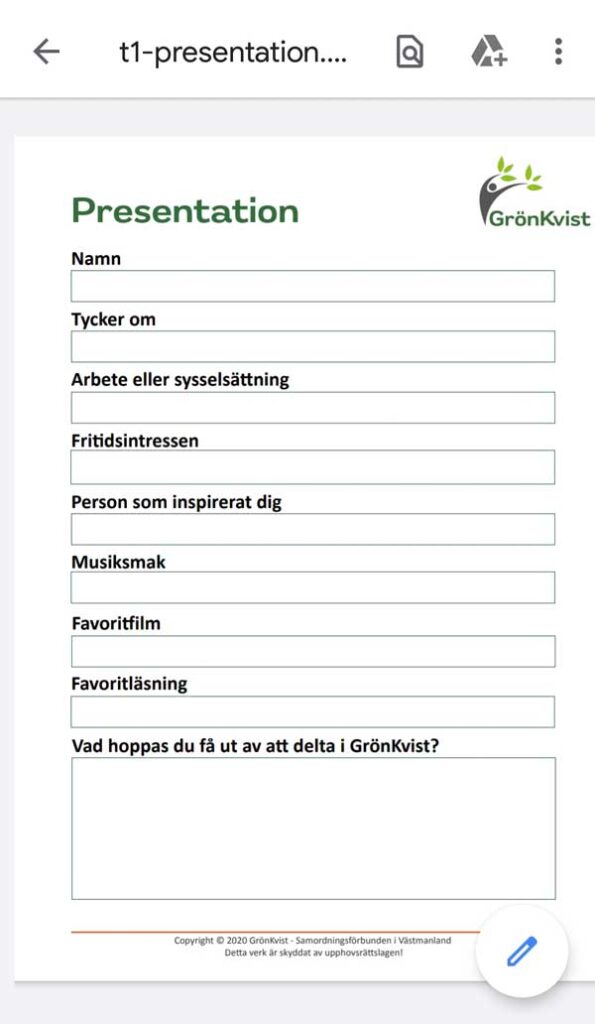 Klicka på de tre vertikala prickarna längst upp till höger.
