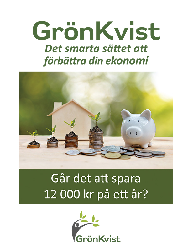 Framsidan av foldern till deltagare gällande GrönKvist.